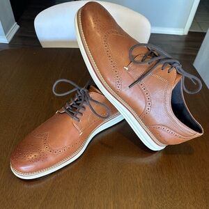 Men's Cole Haans Brown Leather Dress Shoes Size 13